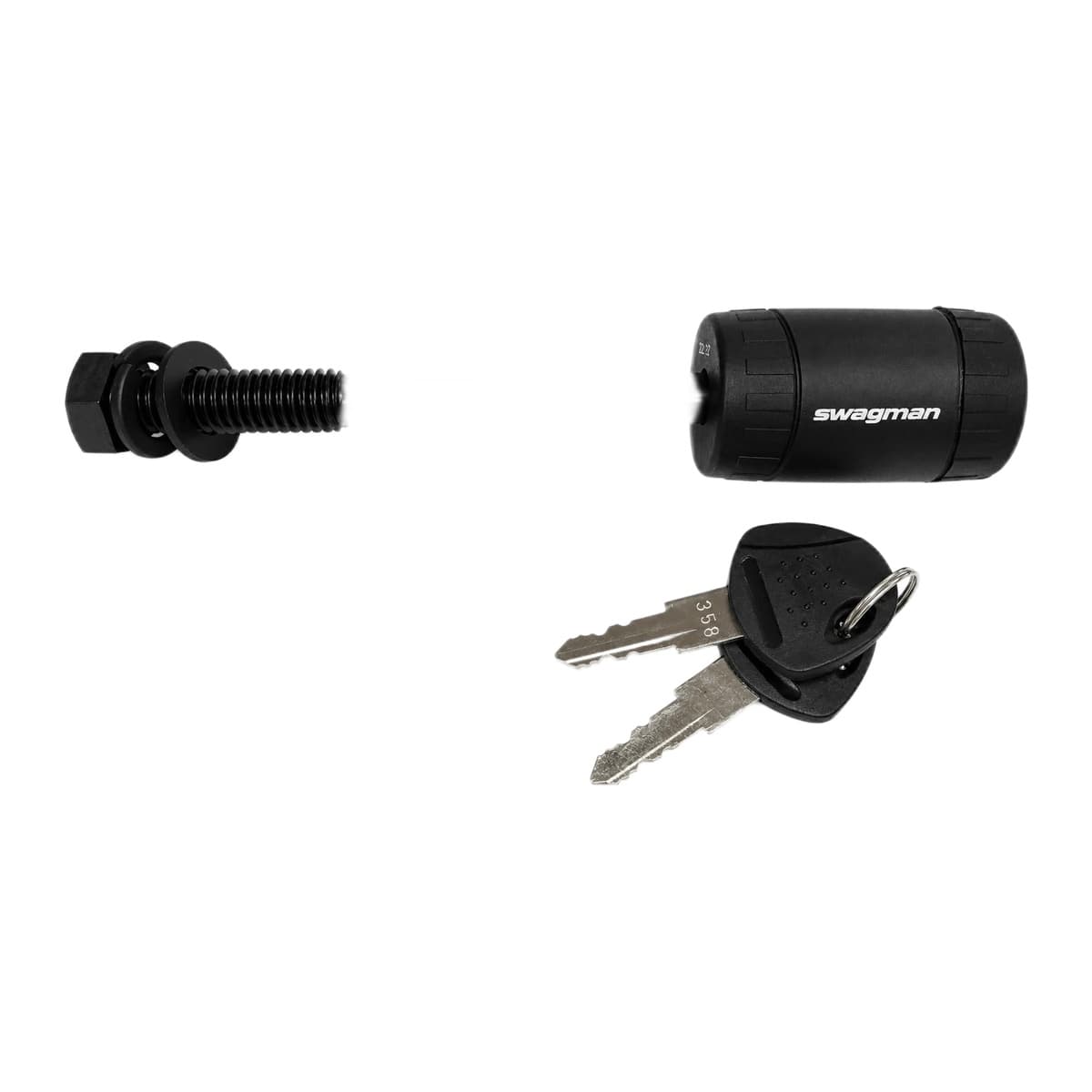 Swagman Locking Anti-Wobble Hitch Pin | 1/2 in, 1-1/4 in Receiver