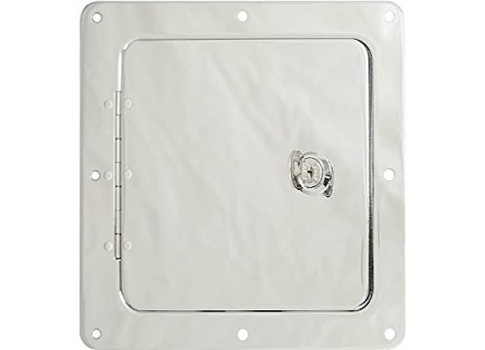 Ultra-Fab Universal Access Door | Chrome-Finish Steel, 5" x 5" Opening