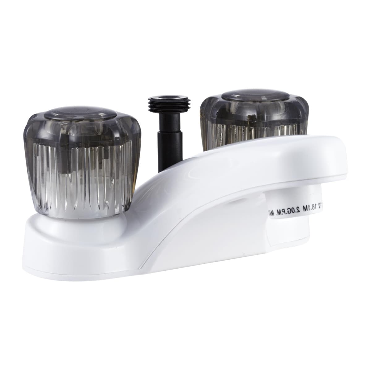 Dura Faucet RV Bathroom Faucet with Shower Diverter | White