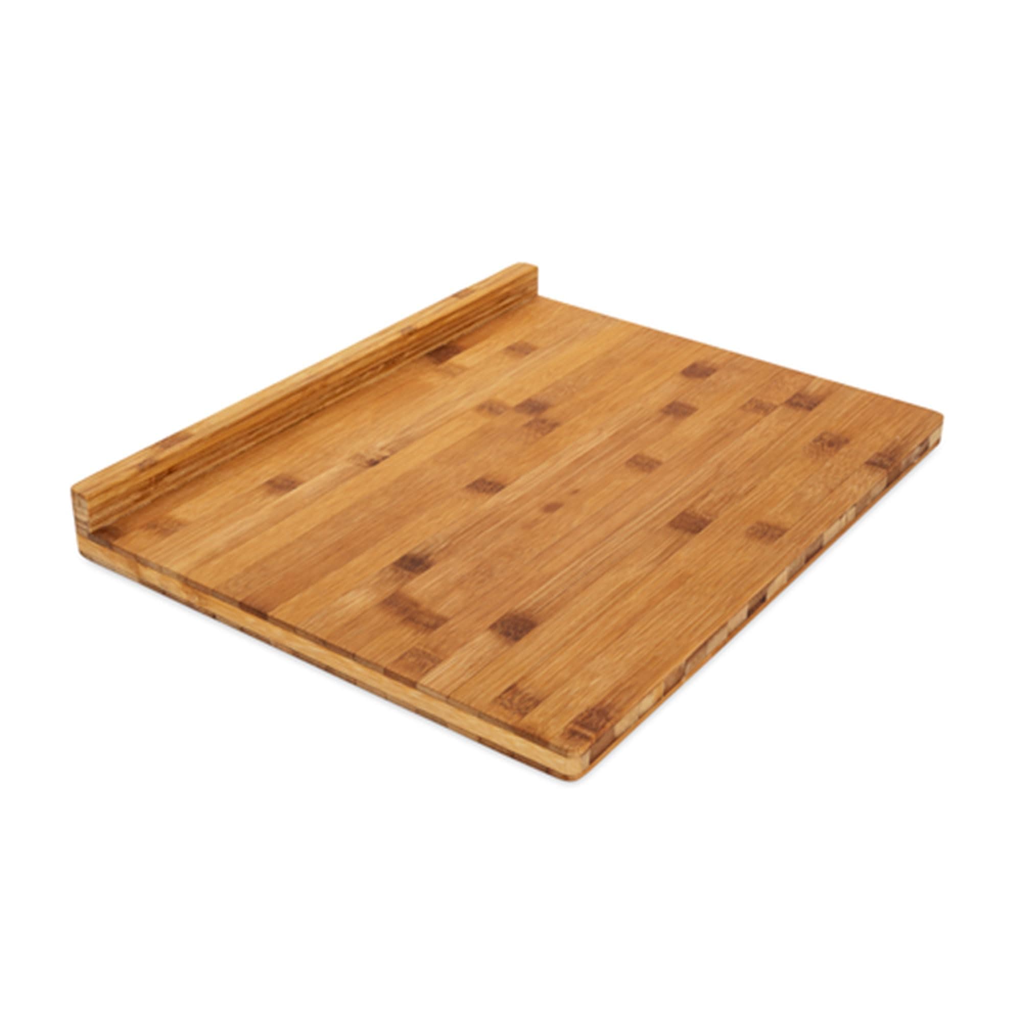 Camco Bamboo Cutting Board with Counter Edge | 18" x 14" x 1-3/4", Brown
