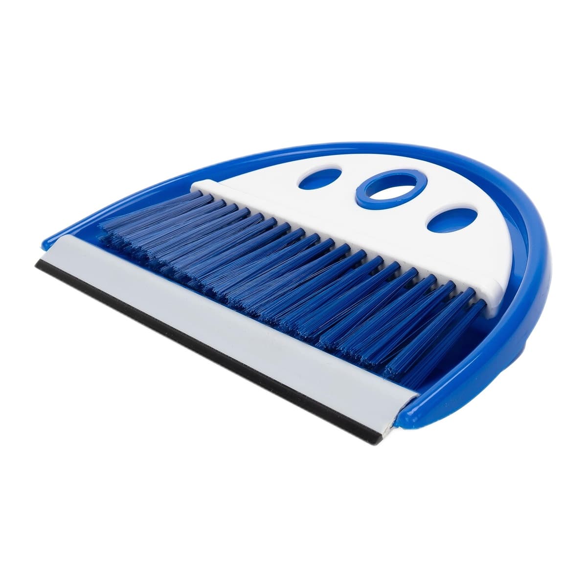 Camco Travel Dust Pan & Whisk Broom | Blue