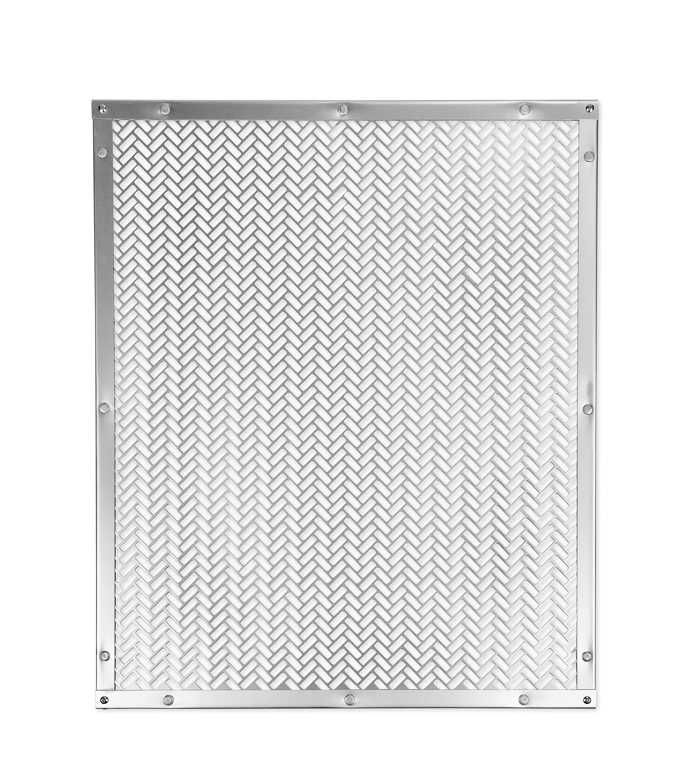 Camco Premium Aluminum Screen Door Grille | 24-1/4" x 20-1/4", Adjustable