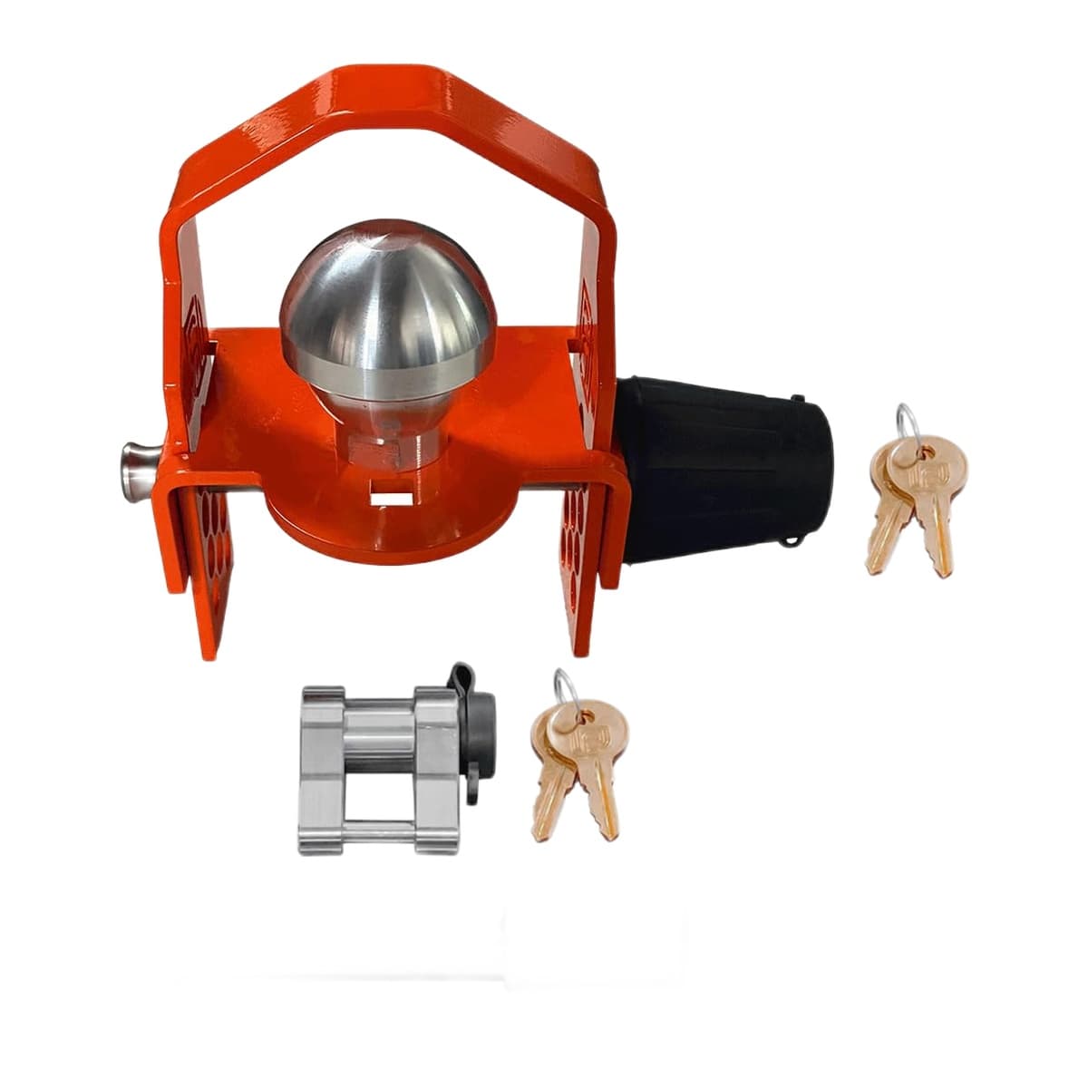 InfiniteRule 3-Pack Keyed-Alike Trailer Coupler Lock Set