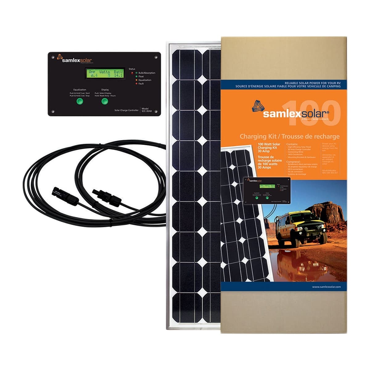 Samlex Solar Charging Kit with 30A Charge Controller