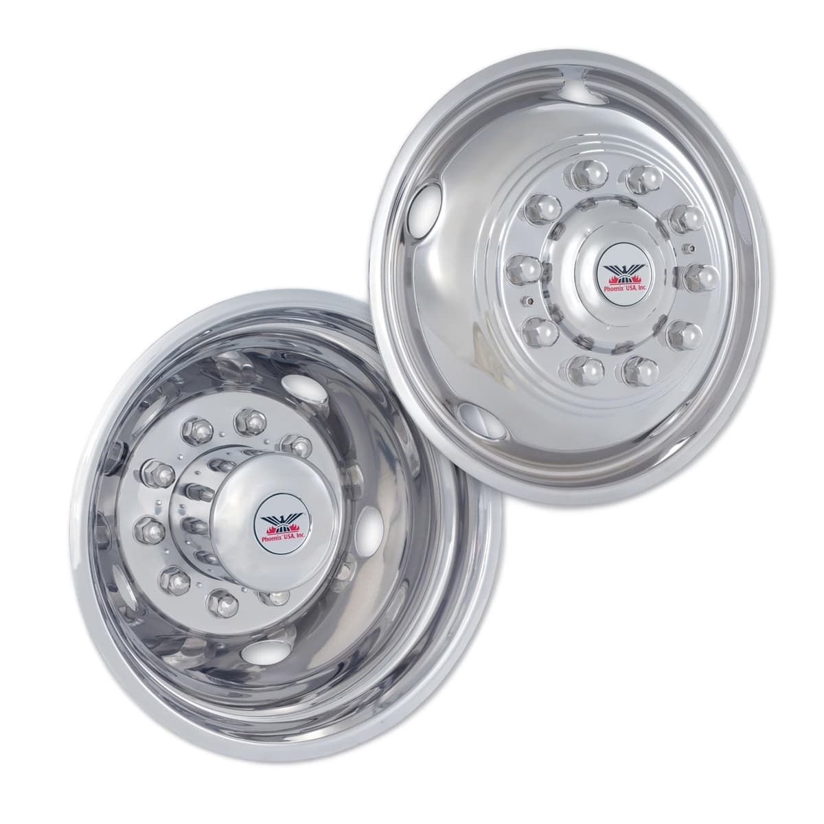 Phoenix USA 19.5" 10-Lug Wheel Simulator Set for Dodge 4500/5500
