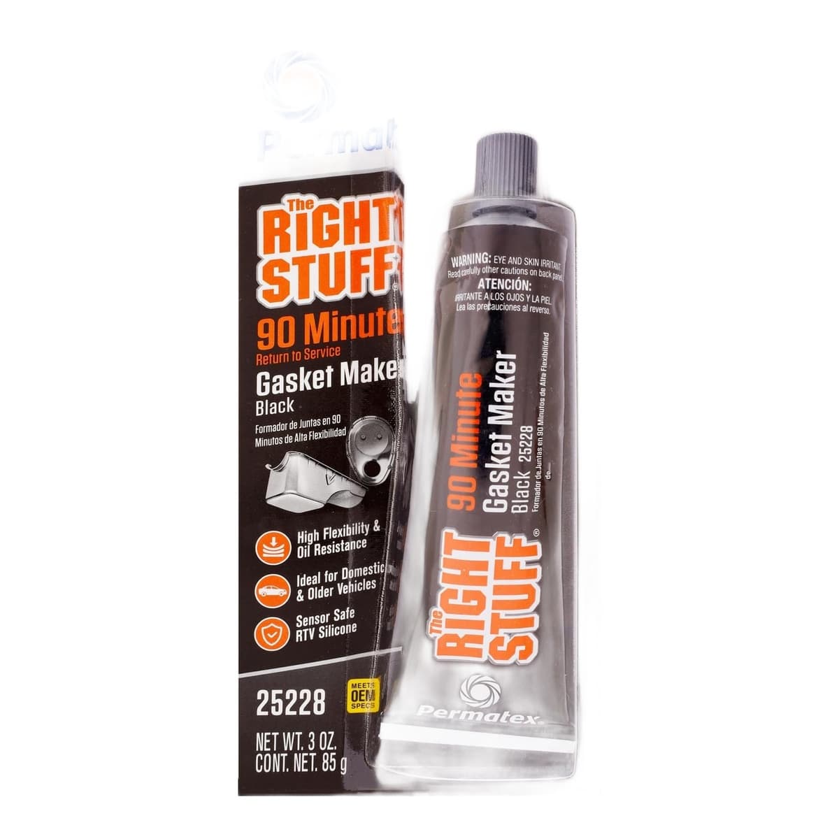 Permatex Ultra Black RTV Silicone Gasket Maker | 13 oz. Cartridge, Max Oil Resistance