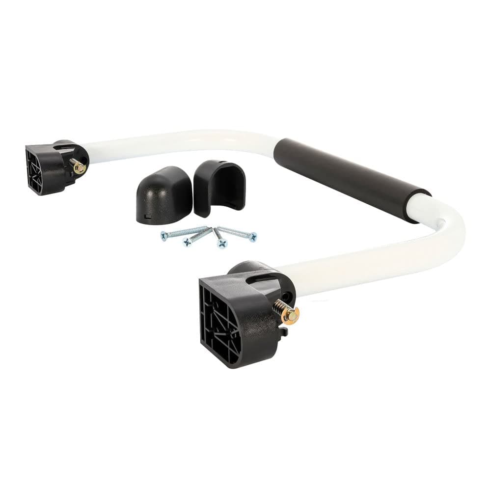 Camco Fold-Away RV Grab Handle | 22.5" White, Folds Flat, Hardware Included