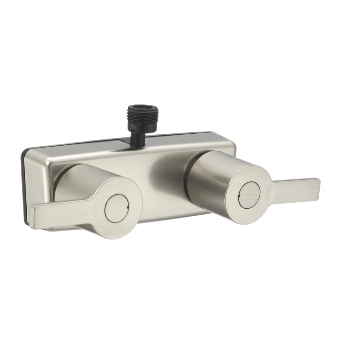 Dura Faucet Modern RV Shower Diverter Faucet | Dual Lever, Satin Nickel