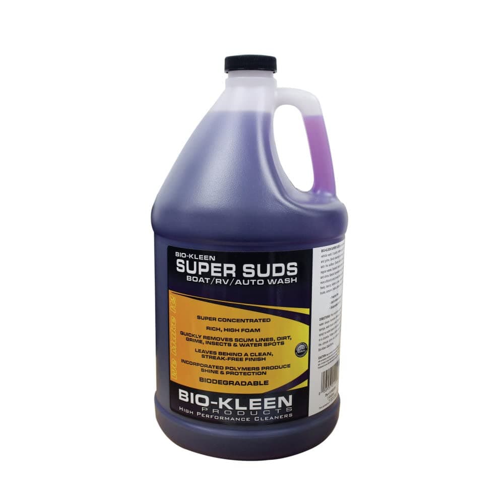 Bio-Kleen Super Suds Wash | Concentrated High-Foam RV & Vehicle Soap, 1 Gallon