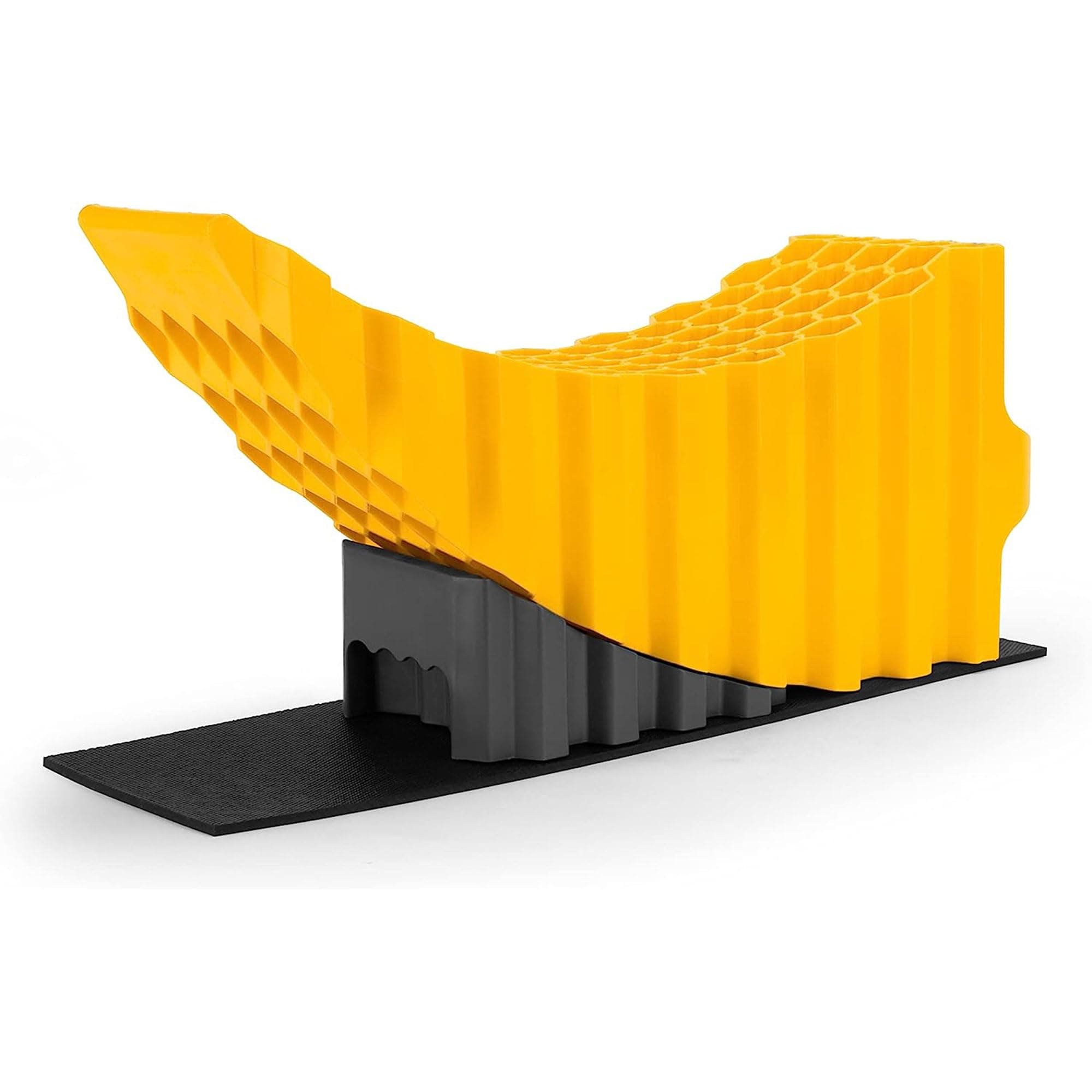 Camco Curved Trailer-Aid with Chock and Pad | 6.5" Lift, Up to 20,000 lb Trailers