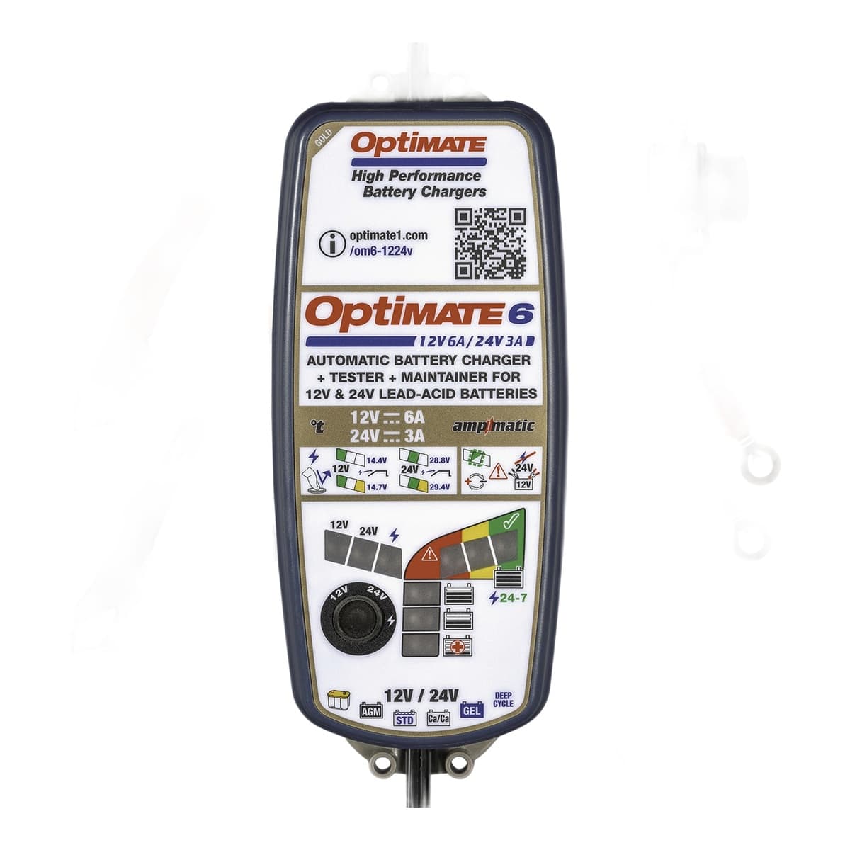 OptiMate 6 Select 12V/24V Charger & Maintainer