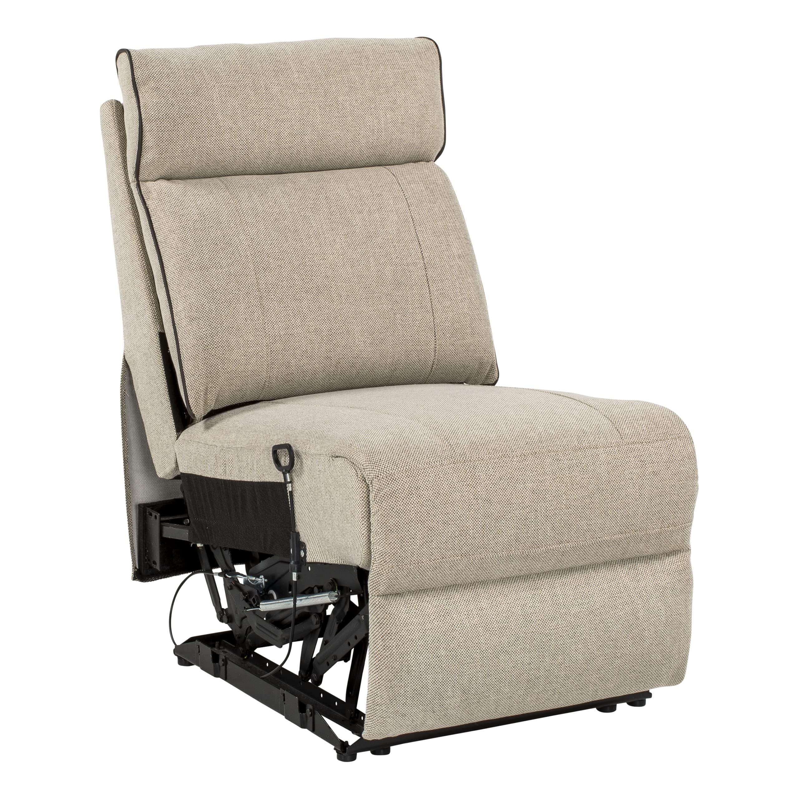 Thomas Payne Heritage Series Armless Recliner | Grummond PolyHyde Vinyl, RV Theater Seating