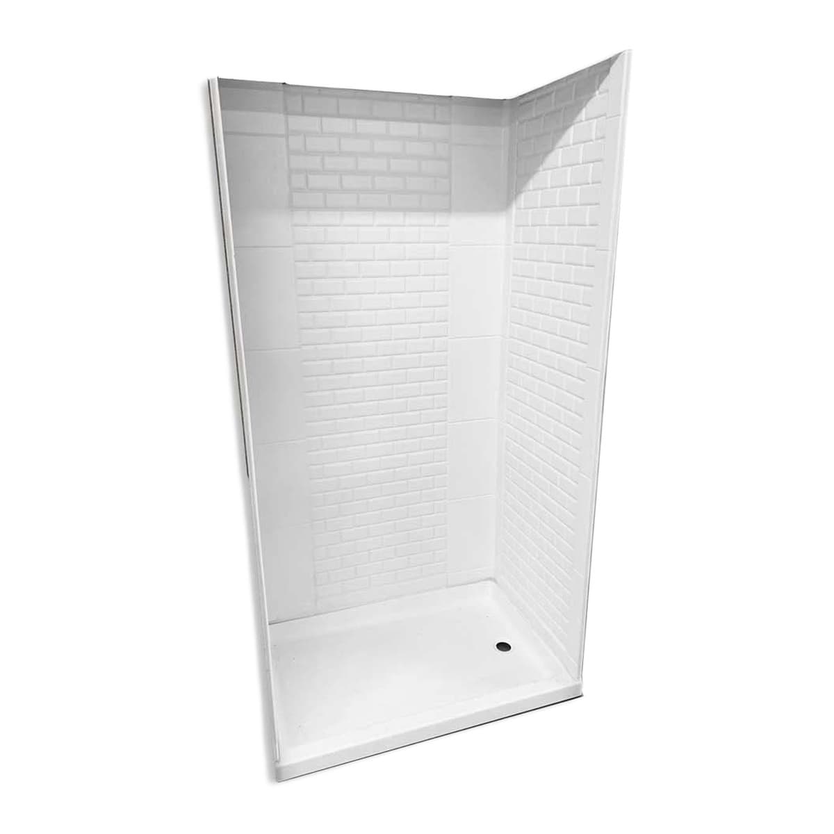 Specialty Recreation RV Shower Wall Surround | 24" x 36" x 66", White