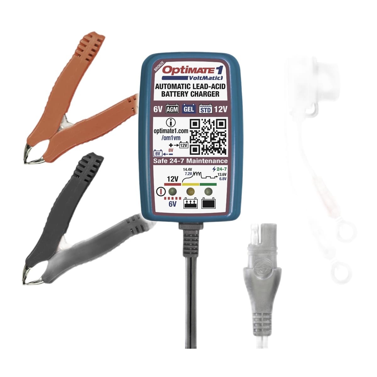 OptiMate 1 VoltMatic 6V/12V Battery Charger & Maintainer