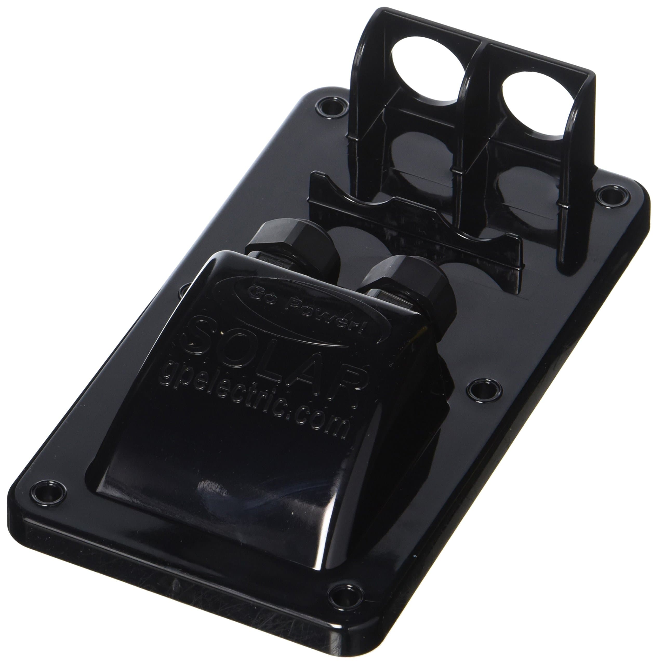 Go Power! Cable Entry Plate for MC4 Solar Cables | Pre-Installed Waterproof Glands