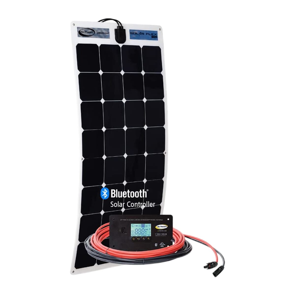 Go Power! Solar Flex 110W Solar Kit | Flexible, 30A Controller