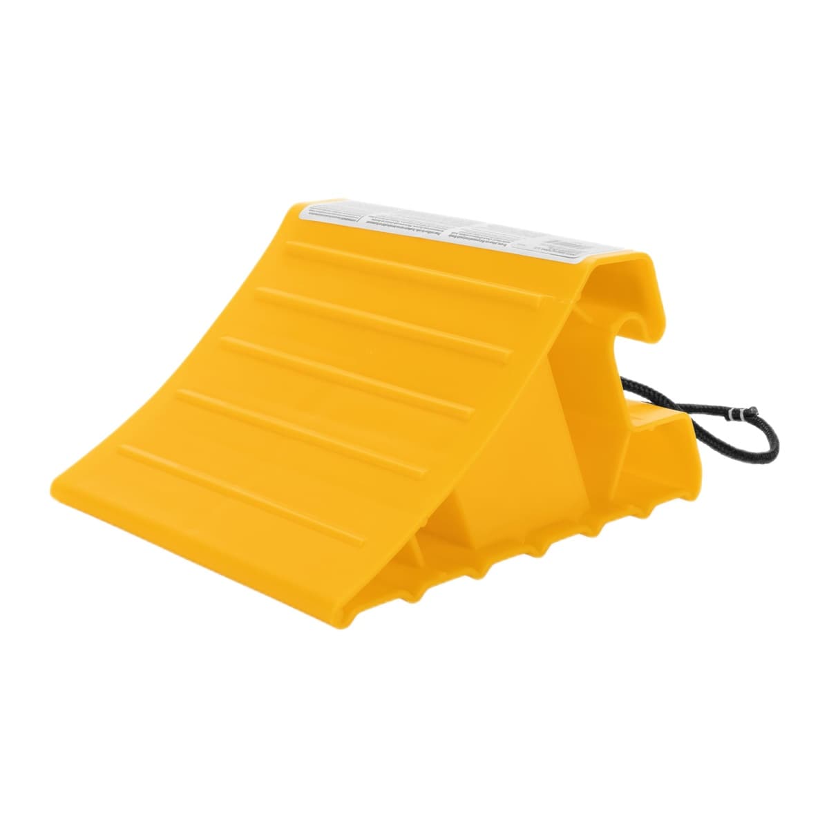 Camco Super Wheel Chock with Rope, Yellow