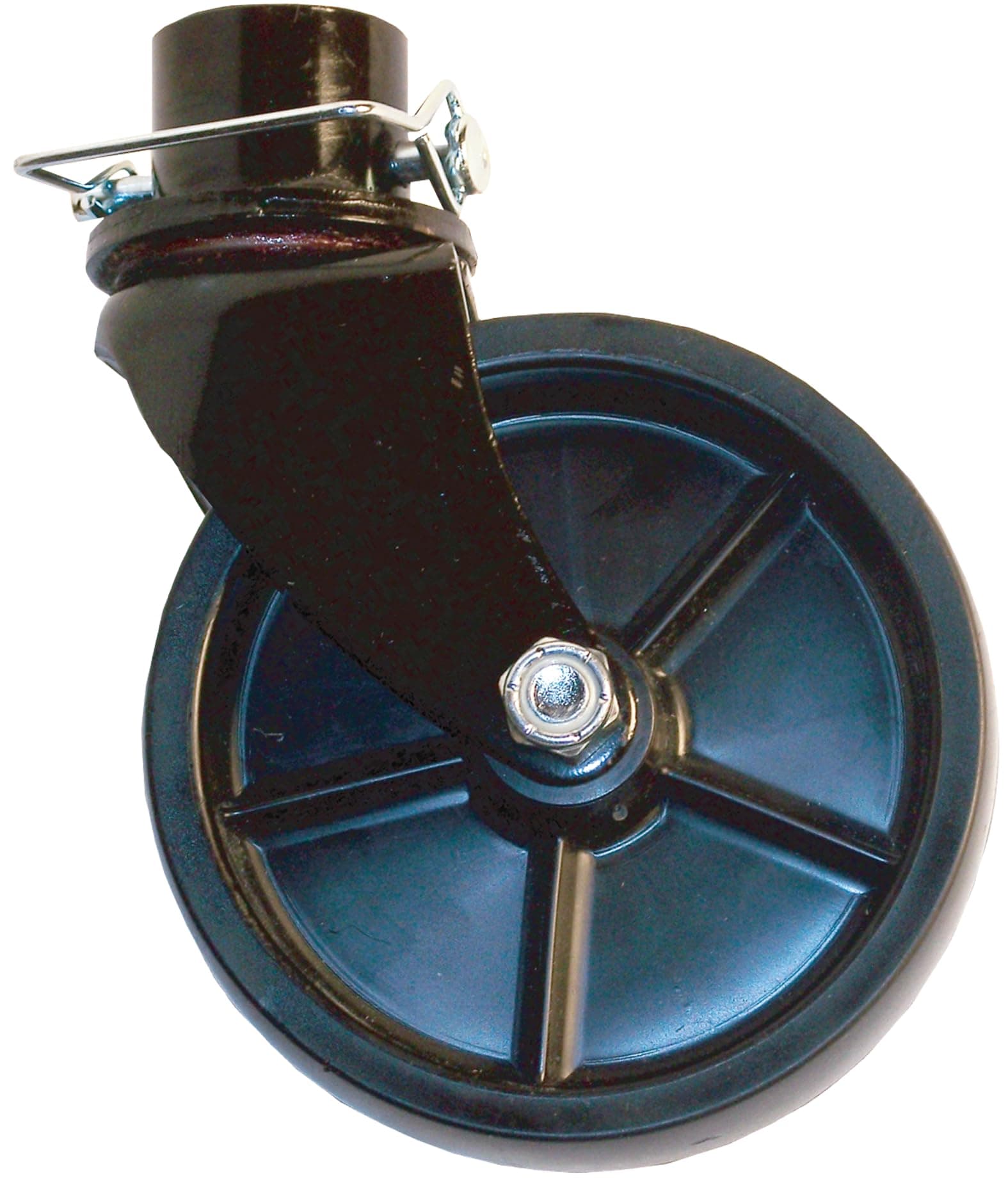 Ultra-Fab Caster Wheel for 2" Tongue Jacks | Bolt-On, Black