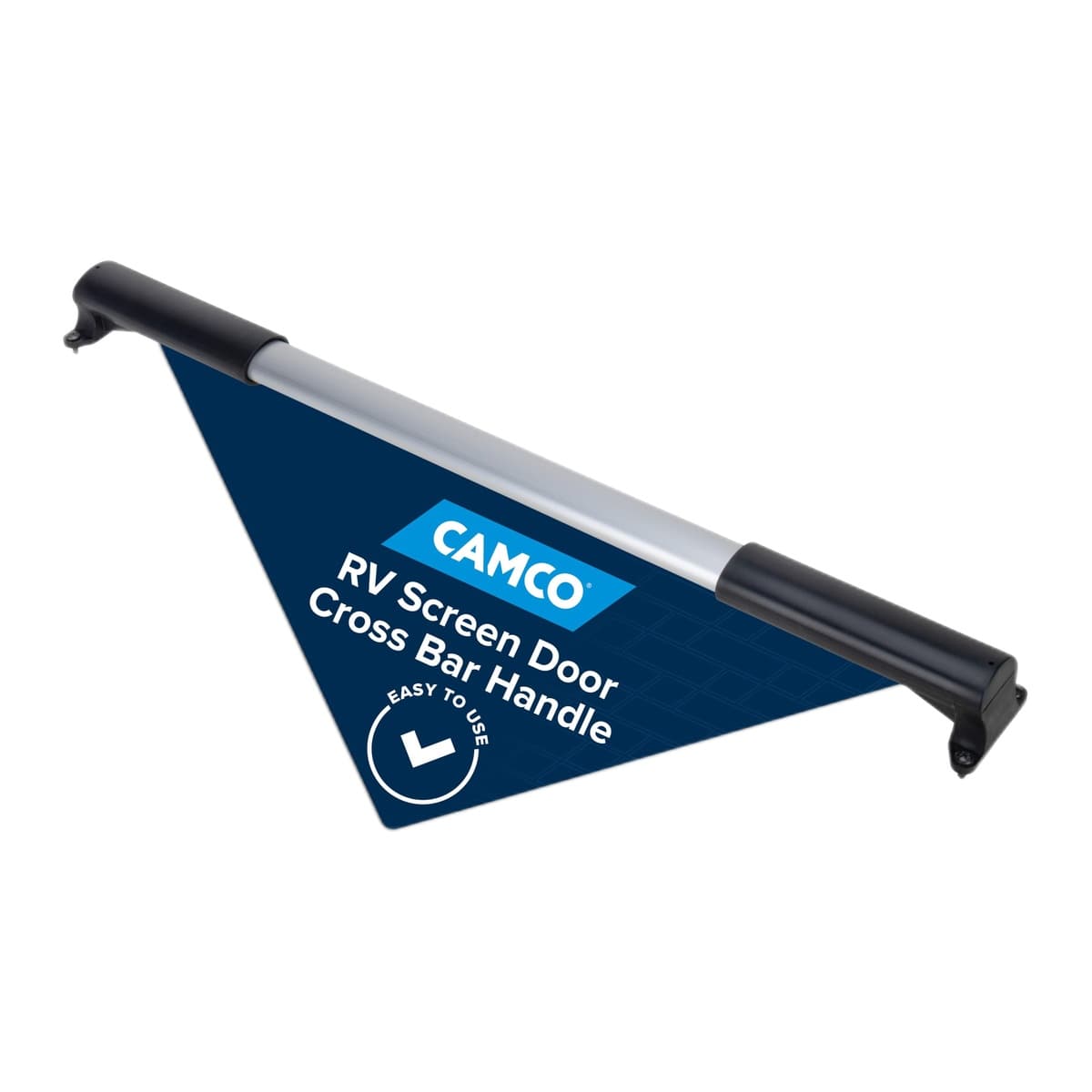 Camco RV Screen Door Cross Bar | Adjustable, Black Handles
