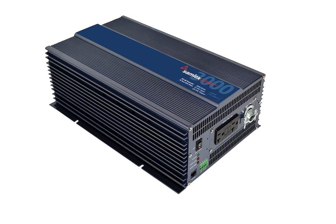 Samlex PST-3000-12 Pure Sine Wave Inverter | 3000W, 12V DC to 120V AC, Hardwire, UL Listed