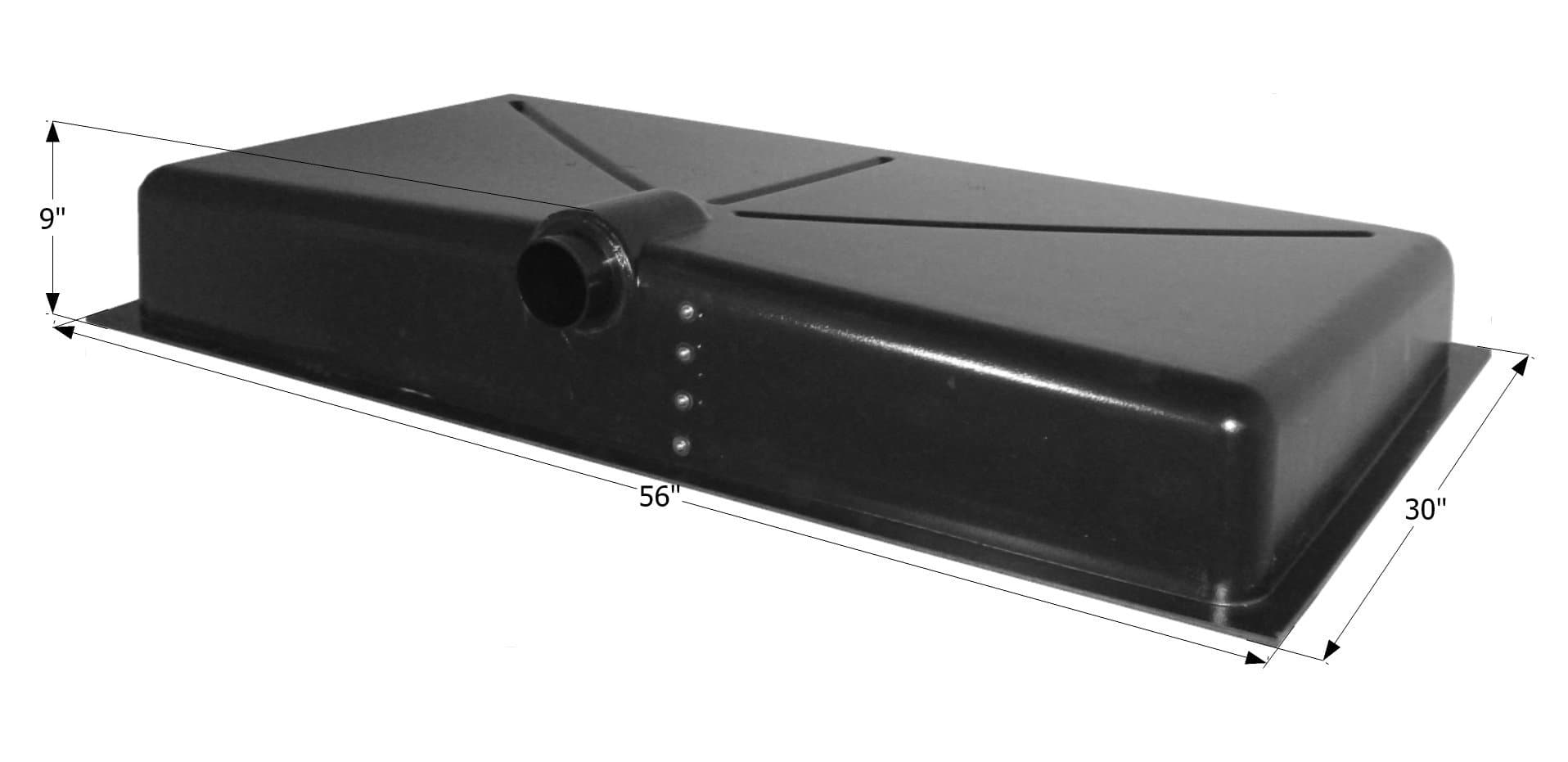 ICON Side-Drain Holding Tank | HT241SD, 3" Spigot, 4 Level Sensors