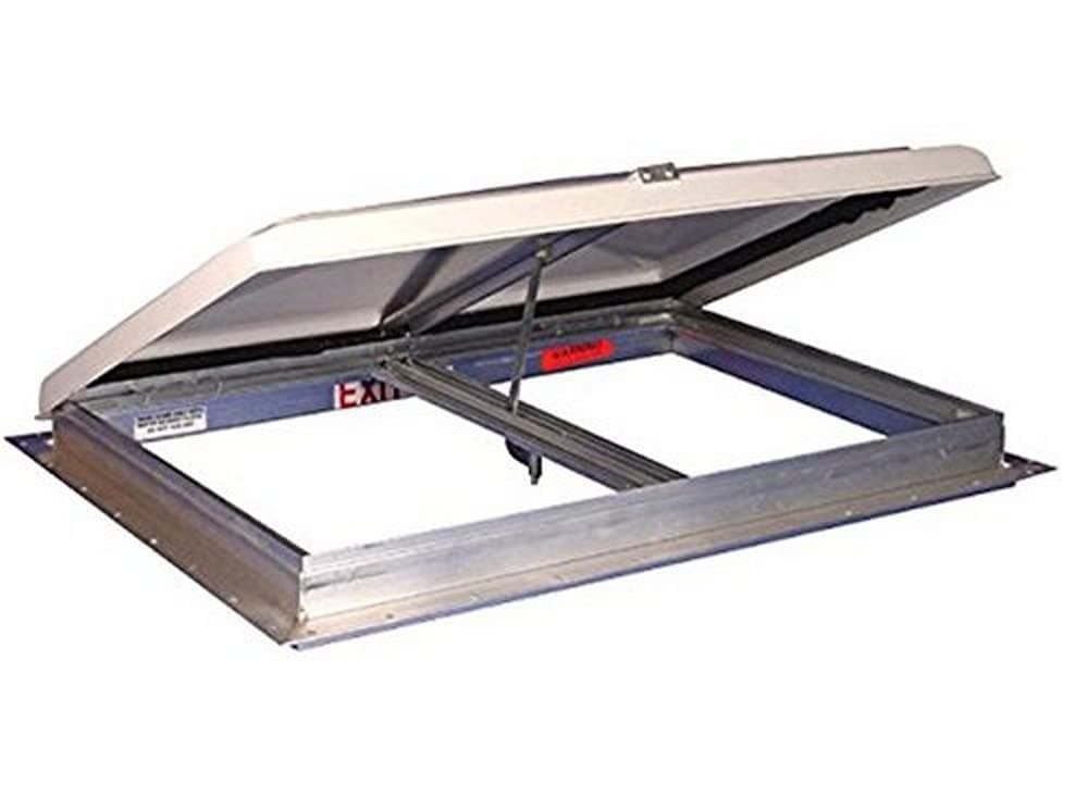 Heng's 17" x 24" Escape Hatch | Complete Crank-Open Vent with Screen