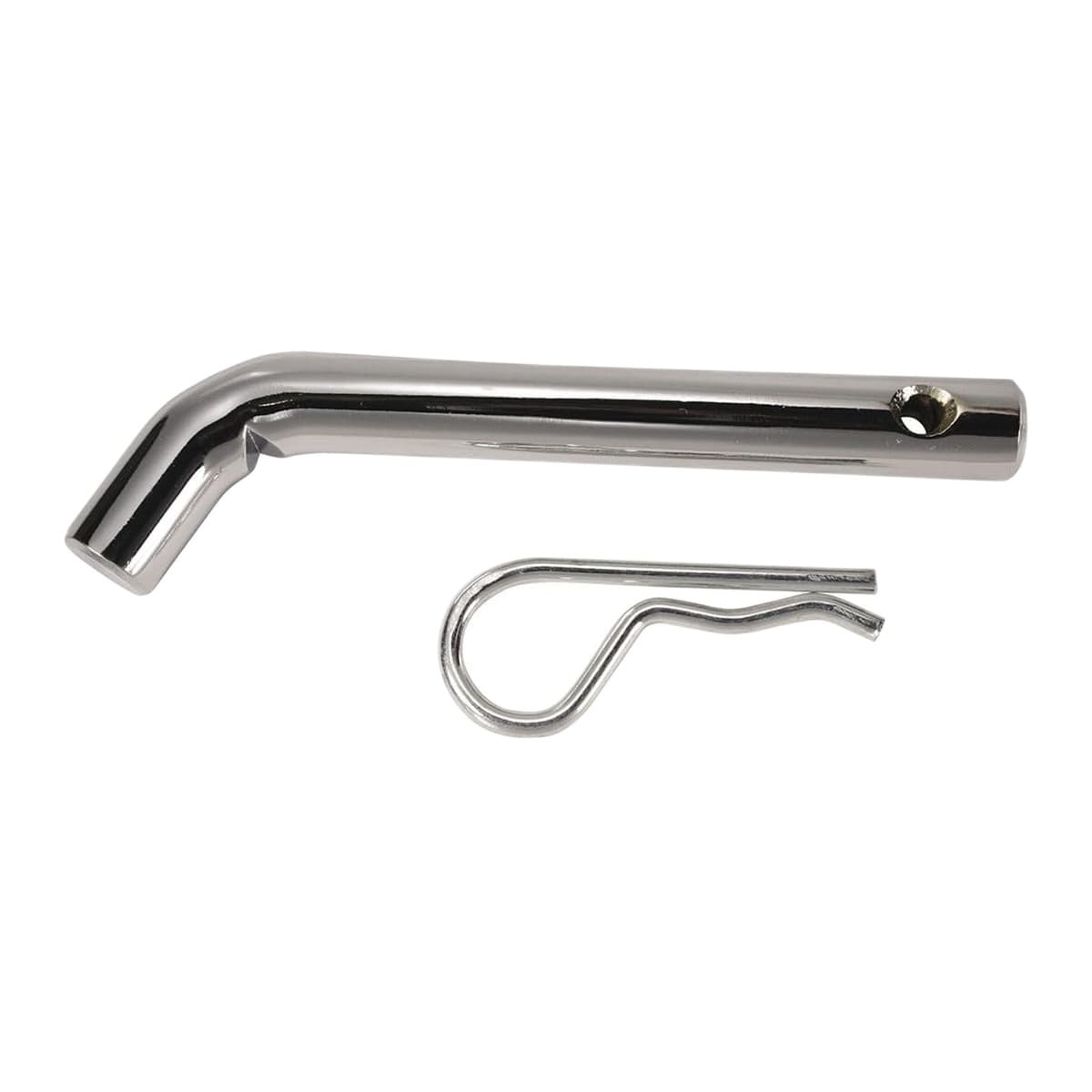 Trimax Deluxe Receiver Pin & Clip | 5/8", Chrome