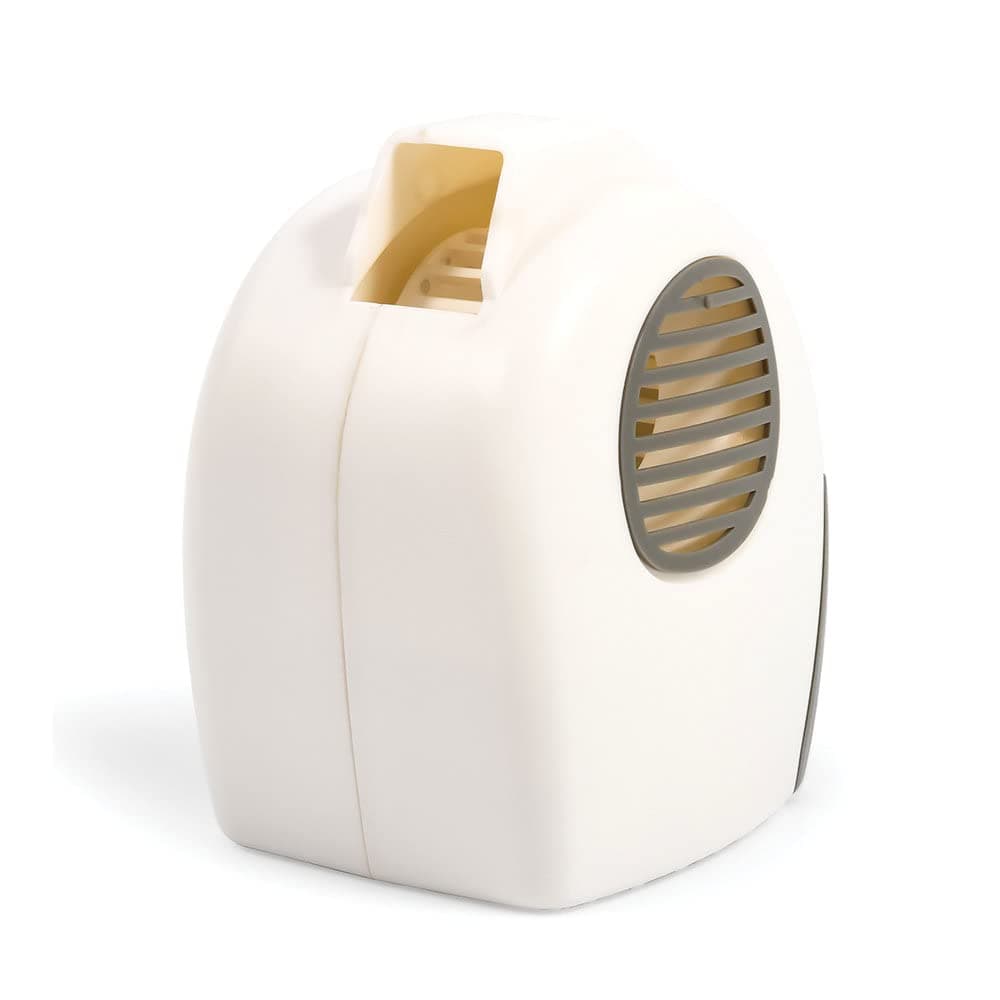 Camco RV Fridge Deodorizer & Airator | Battery-Powered Fan with Charcoal Filter