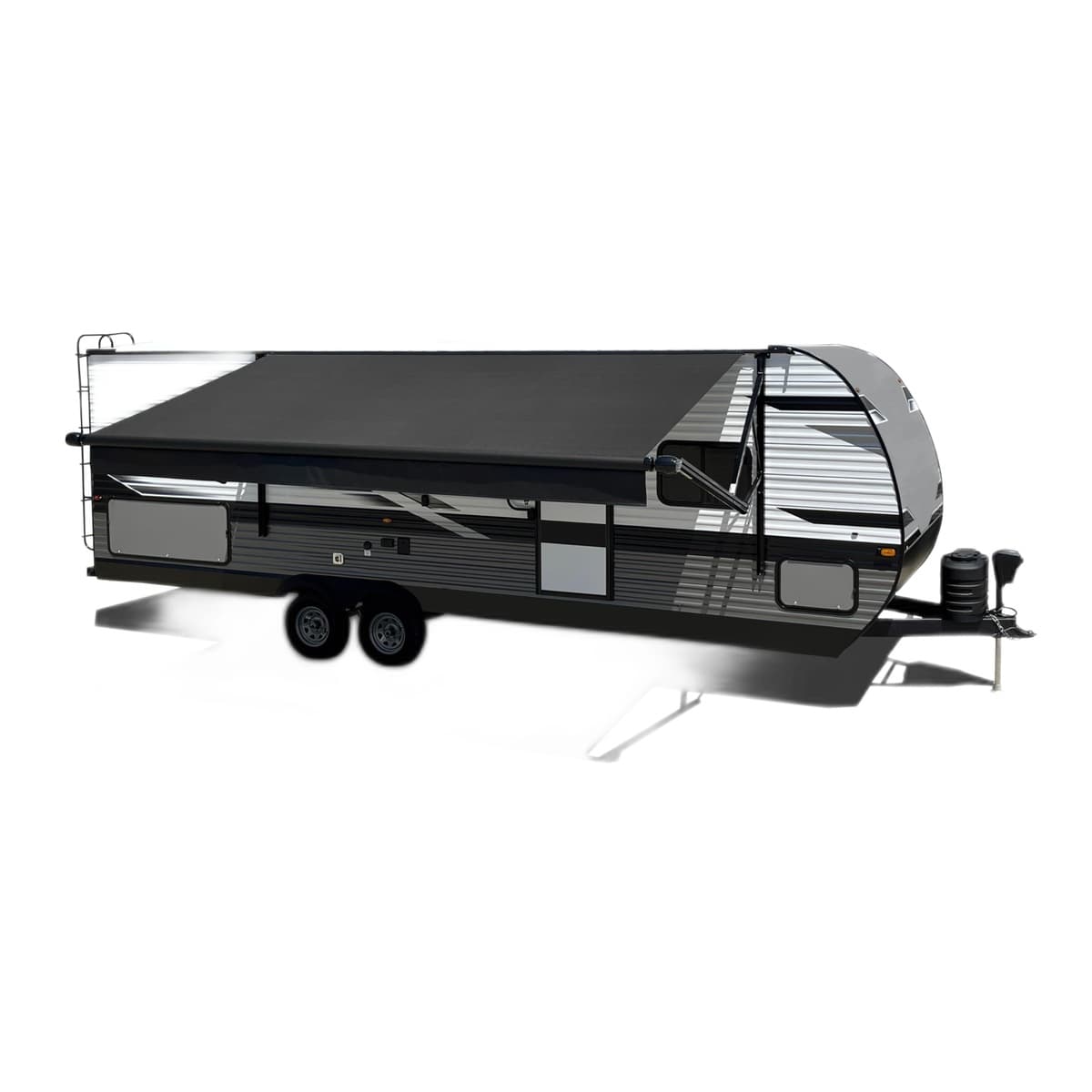 Velarium 168" RV Slide Topper Awning, Black