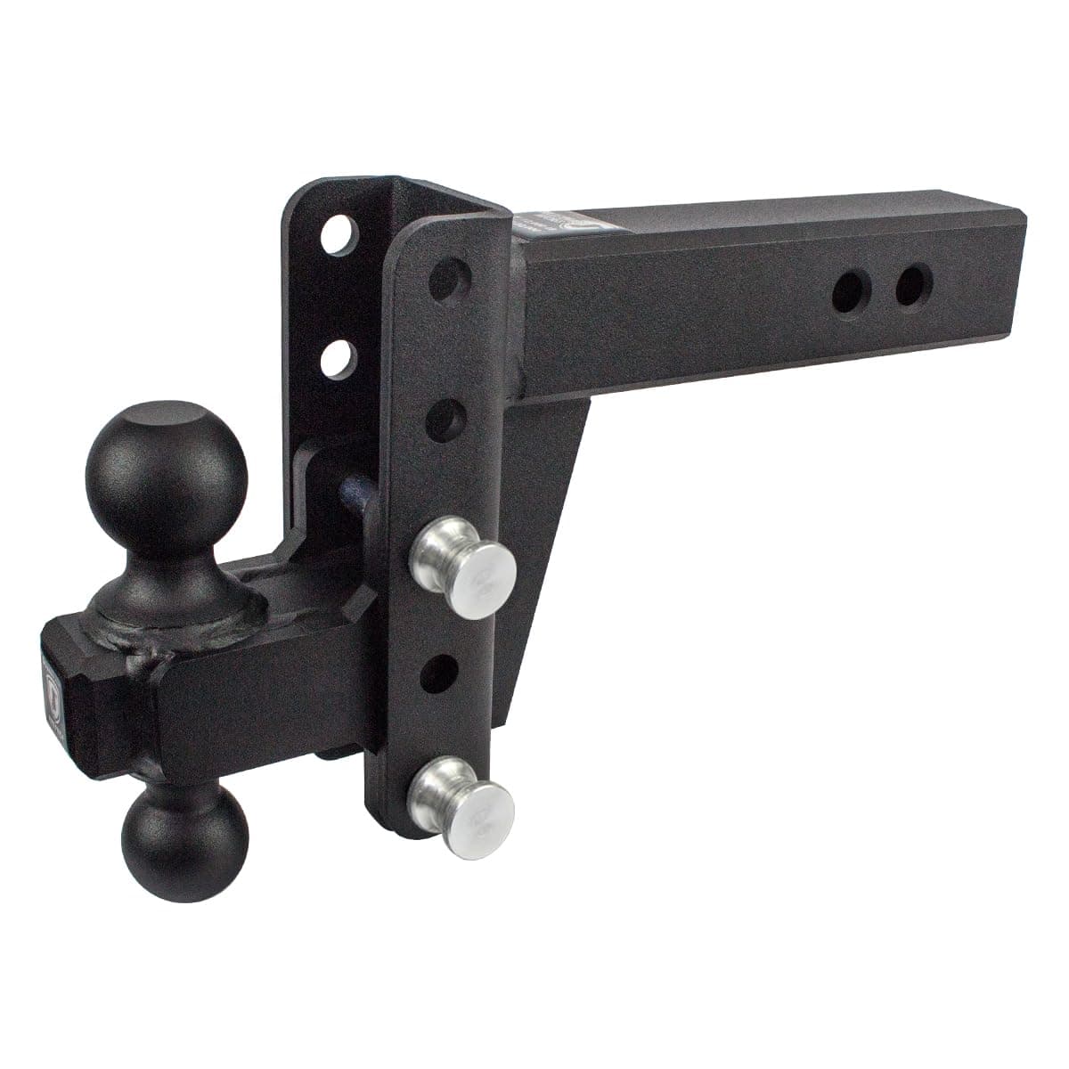 BulletProof Hitches 2.5" Adjustable Heavy-Duty Drop Hitch | 22,000 lb Rating, Dual 2" & 2-5/16" Ball Mount