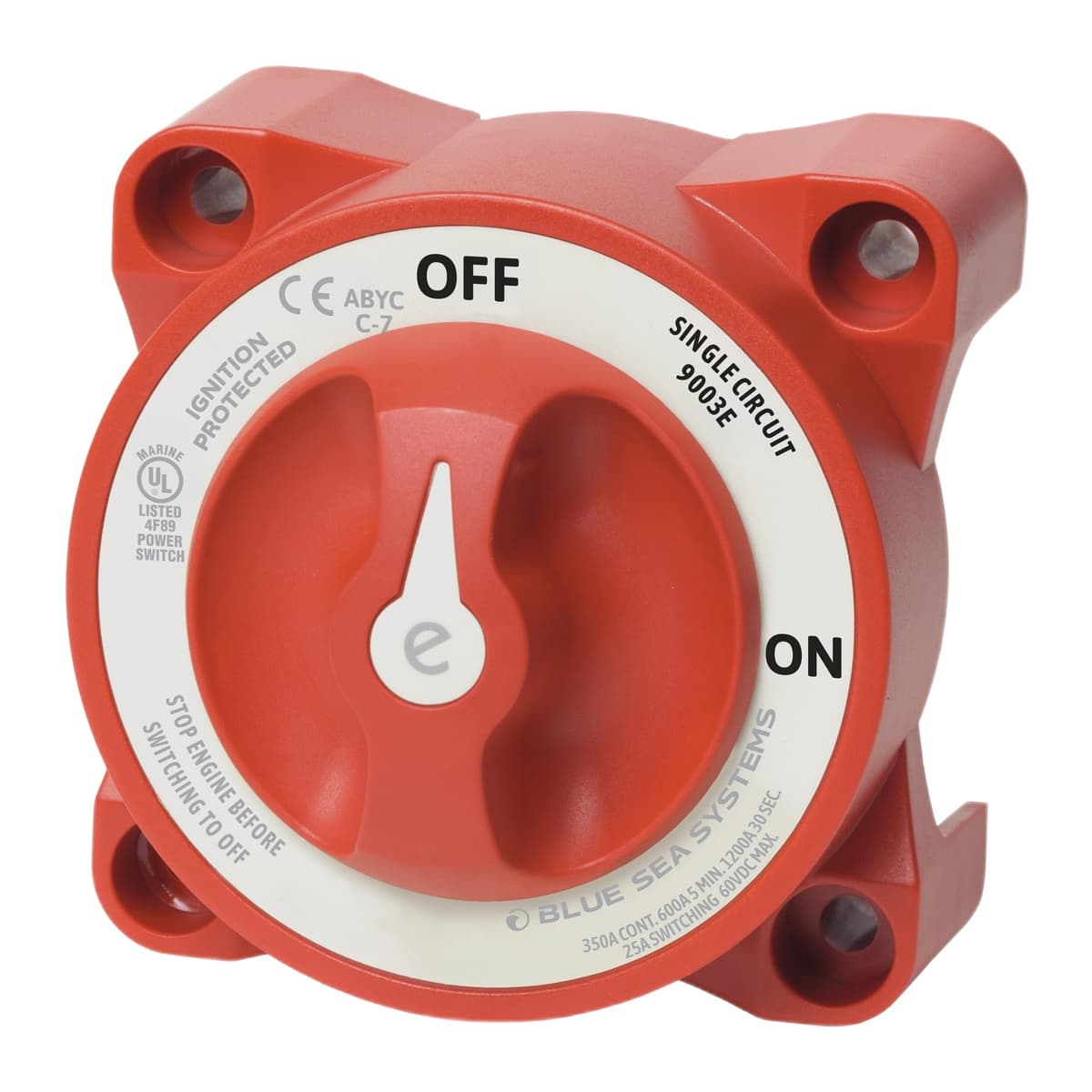Blue Sea Systems e-Series On/Off Battery Switch, 350A