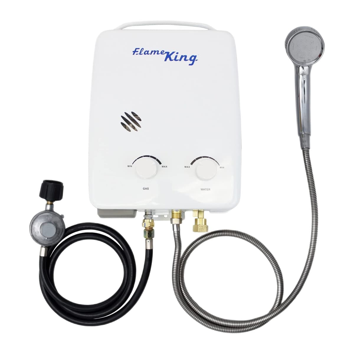 Flame King Portable Propane Tankless Water Heater, 5L 1.32 GPM (34,000 BTU)