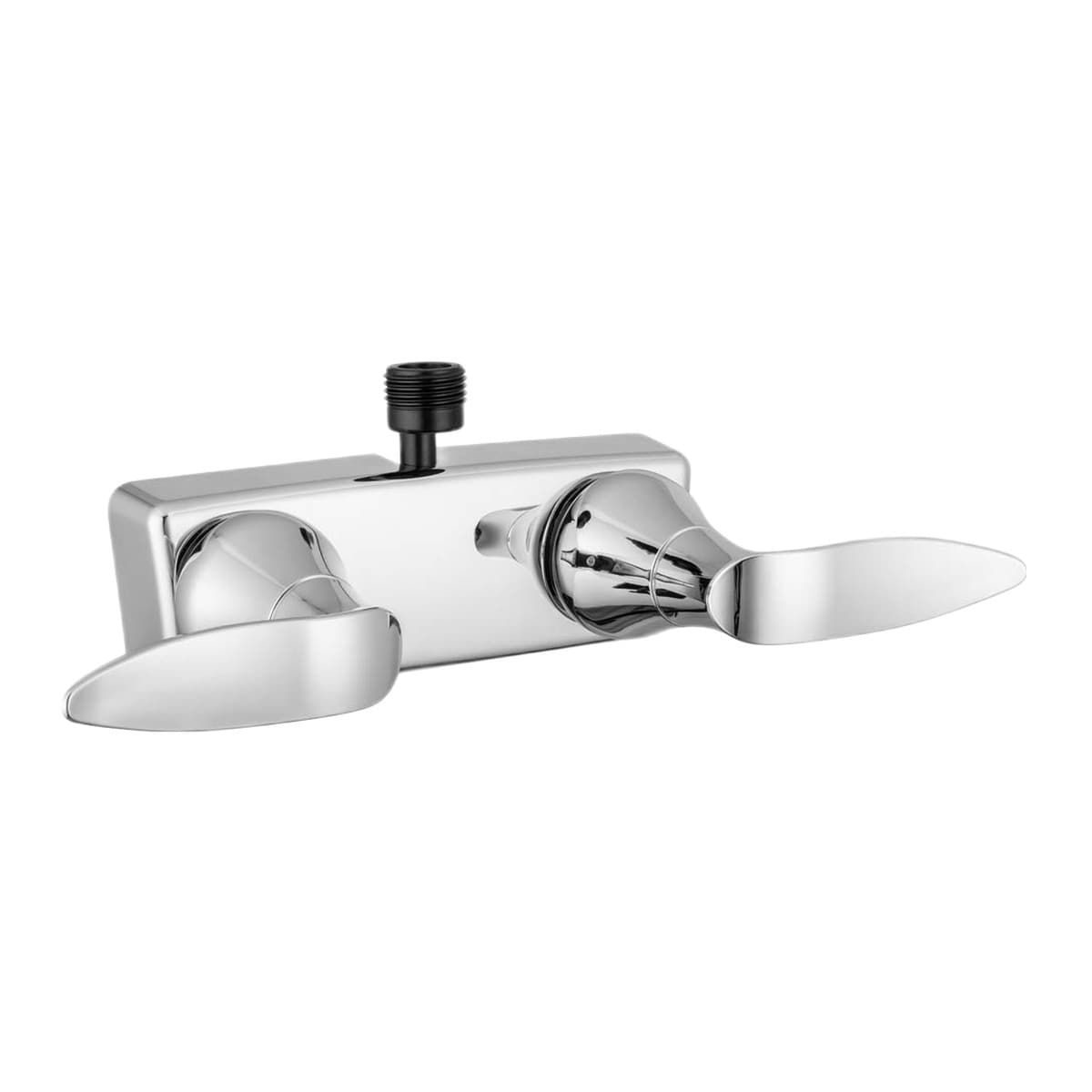 Dura Faucet Elegant RV Shower Diverter Faucet | Winged Levers, Chrome