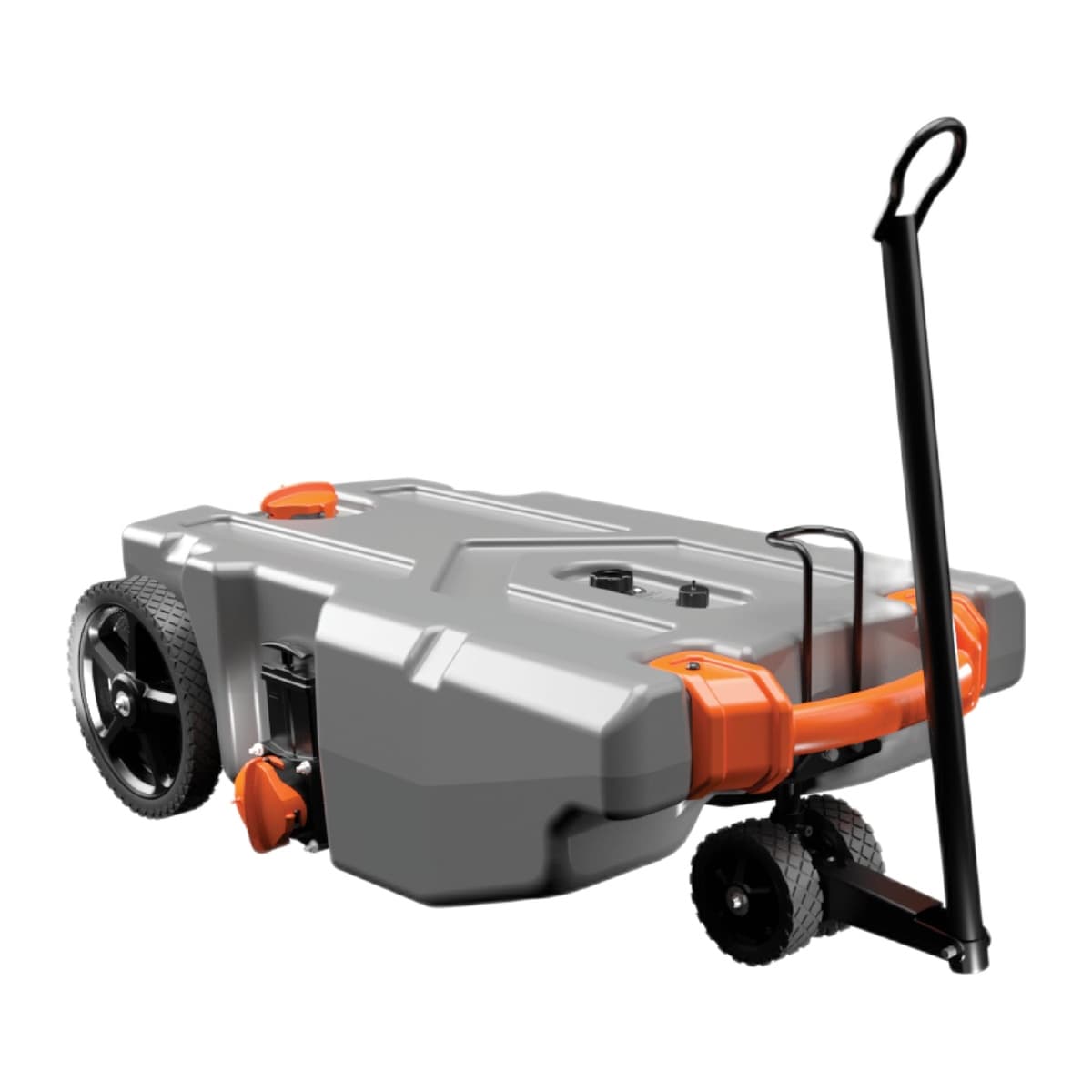Camco Rhino 28-Gallon Portable Waste Tote Tank with Steerable Wheels