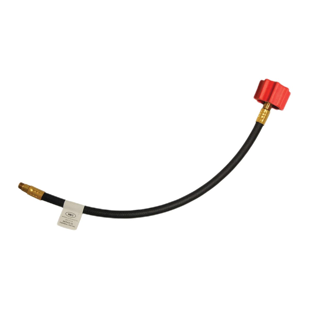 Marshall Excelsior High-Flow RV Propane Pigtail | 12 in, 1/4 Inverted Flare x QCC