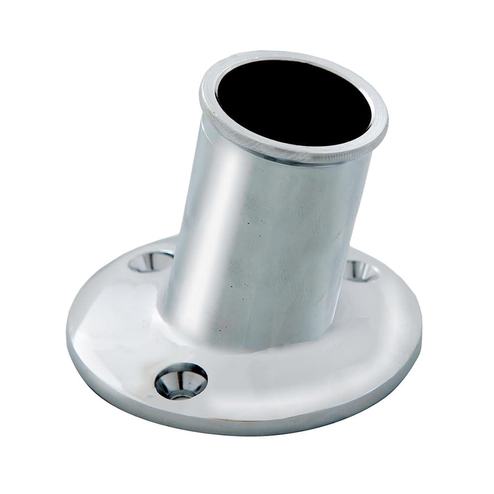 Whitecap C.P. Brass Flagpole Socket | 1" Top-Mount