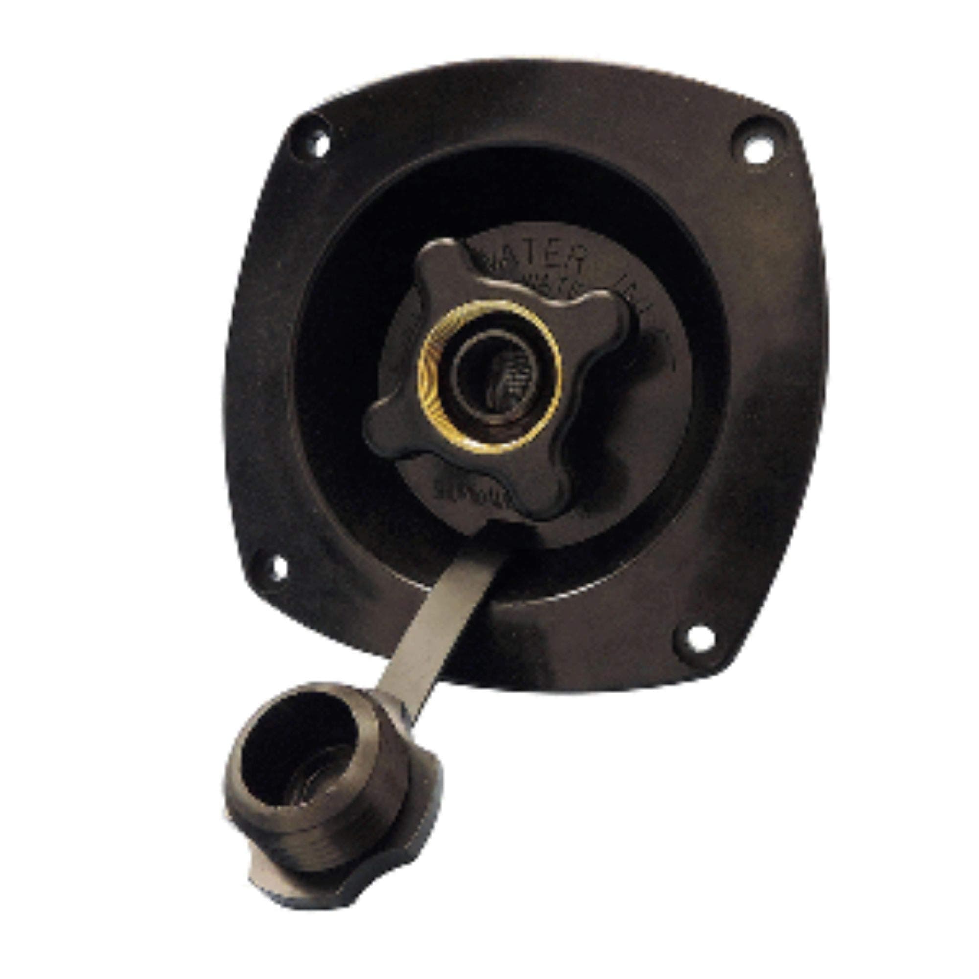 Shurflo 65 PSI Internal Check Valve | Black, RV Water Fill Fitting