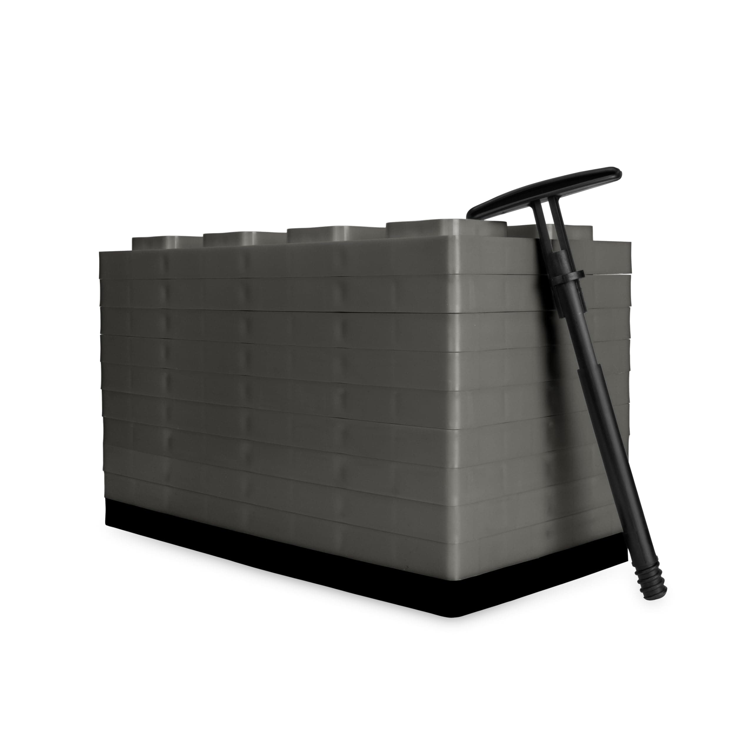 Camco FasTen RV Leveling Blocks with T-Handle | 4x2 Interlocking, 10-Pack