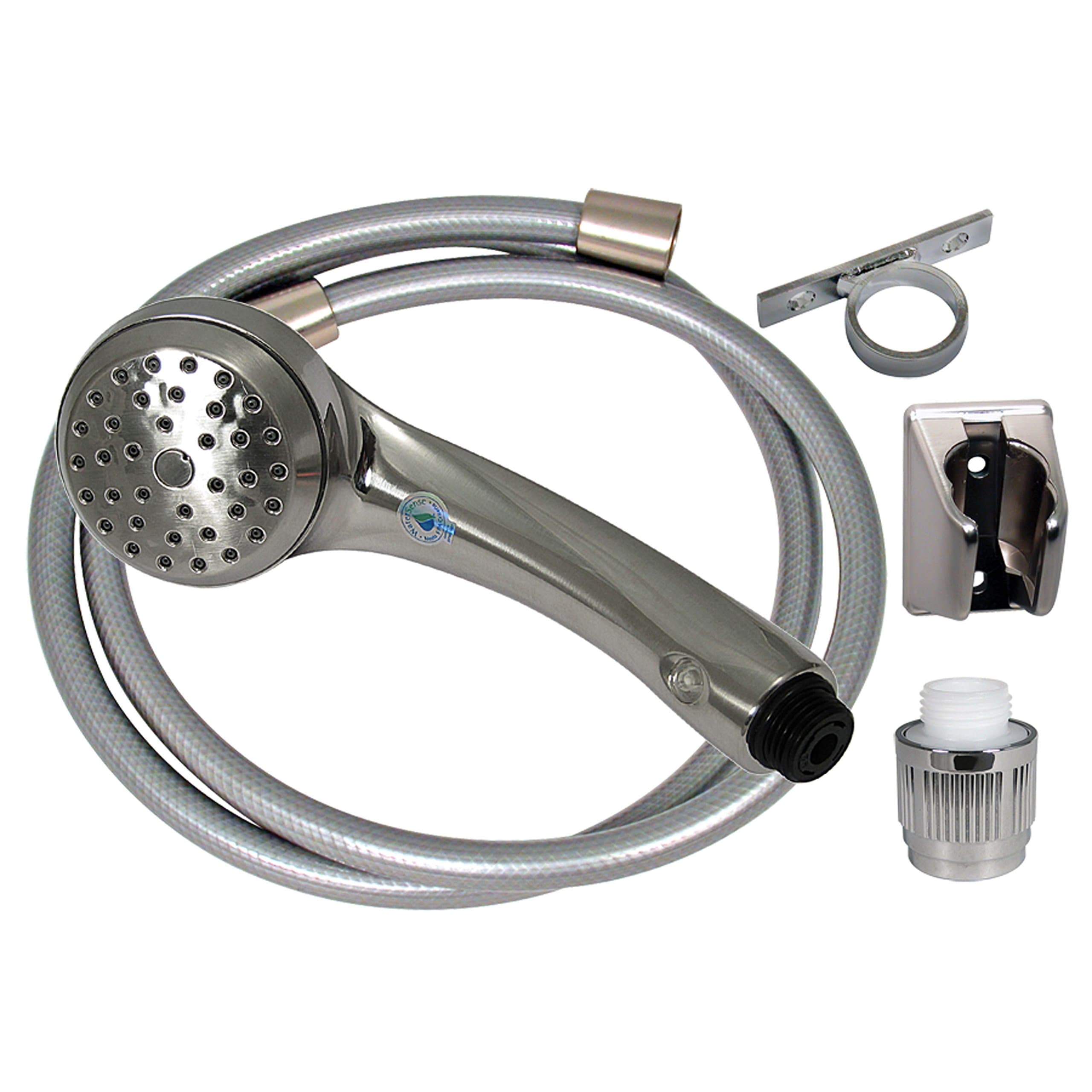 Valterra Phoenix Faucets AirFusion Handheld Shower Kit | Brushed Nickel, 60" Hose