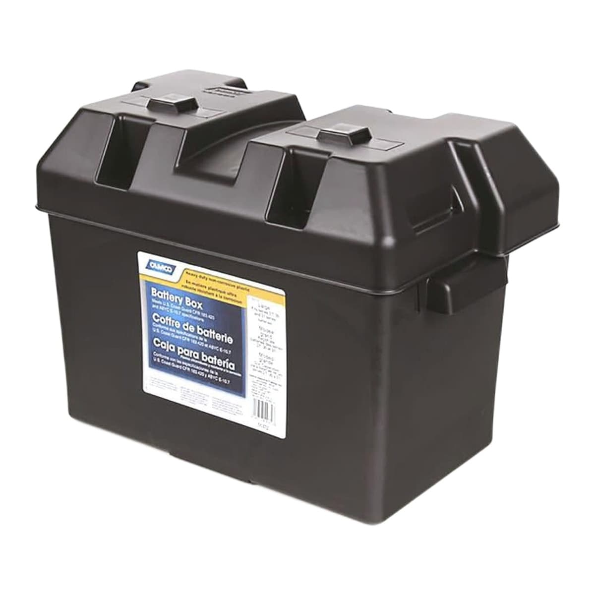 Camco Large RV/Marine Battery Box | Group 27/30/31