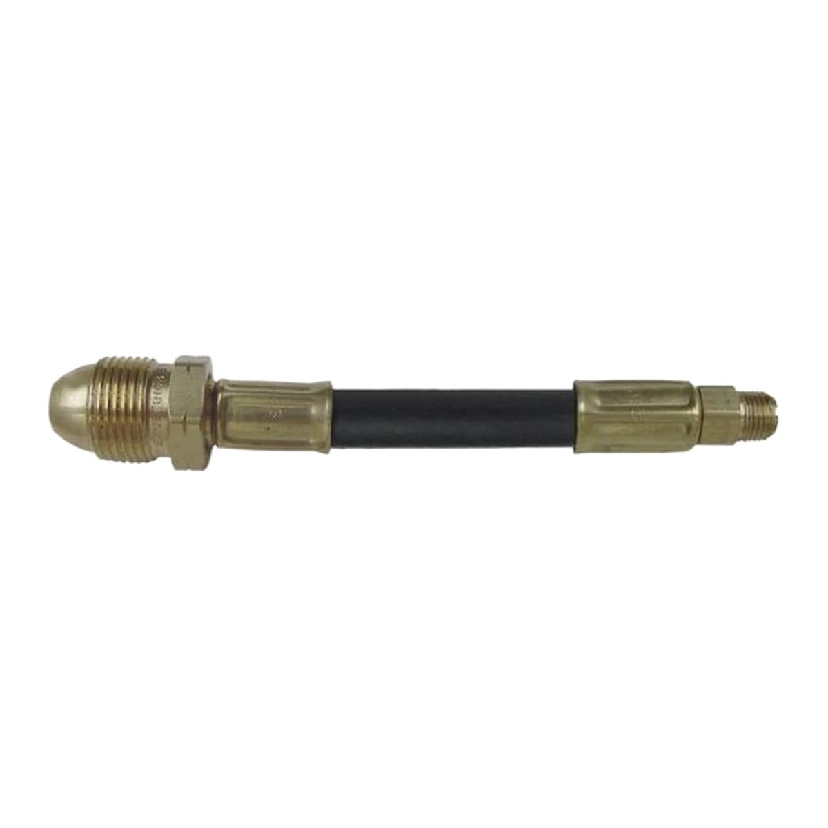 Marshall Excelsior LP Gas Pigtail Hose | POL x 1/4" Inverted Flare, 24"