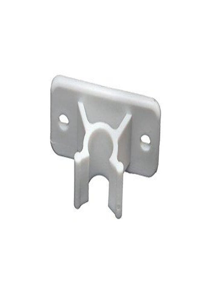 RV Designer Entry Door Holder Clip | White Plastic, 2-Pack