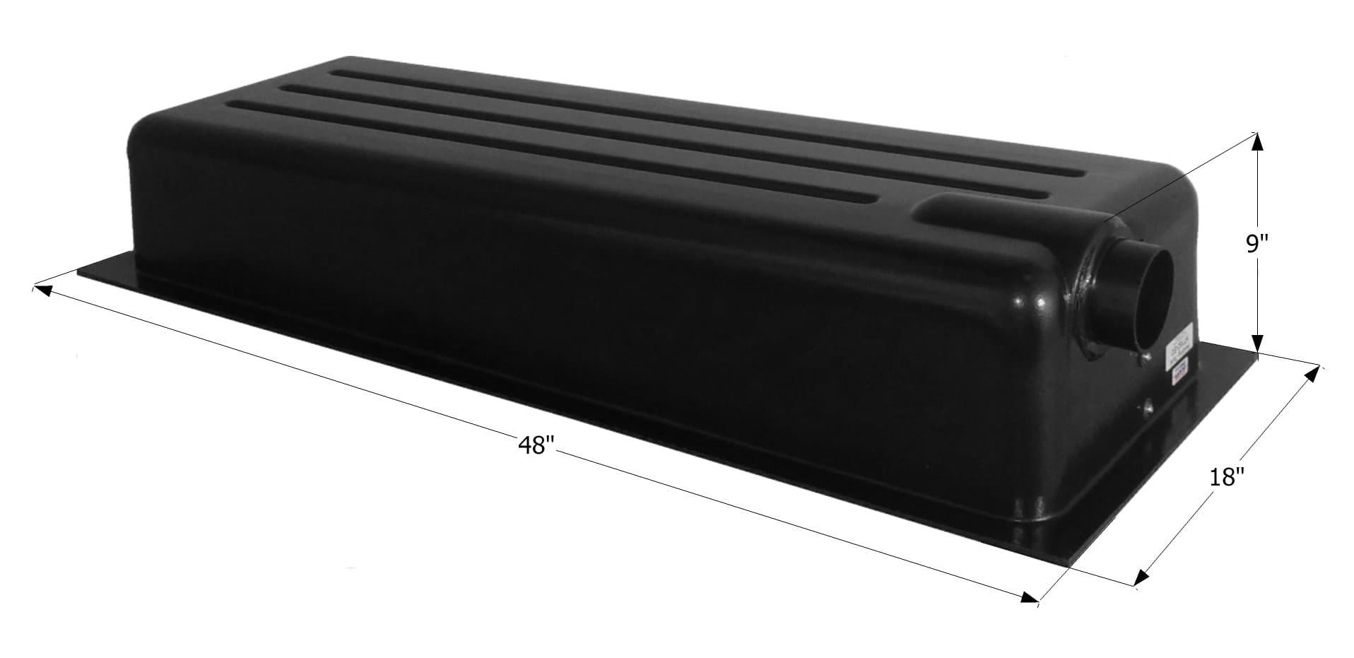 Icon HT162ED Right-End-Drain Holding Tank | 24-Gallon, 3" Spigot, 5 Level Sensors