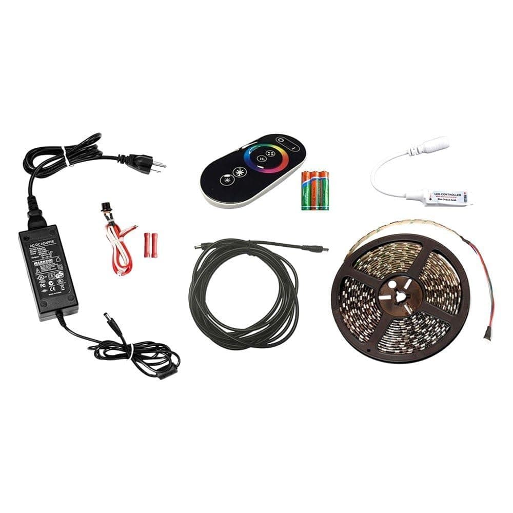 Carefree Universal LED Awning Light Kit | 16-Color + White, Remote Control, 16 ft
