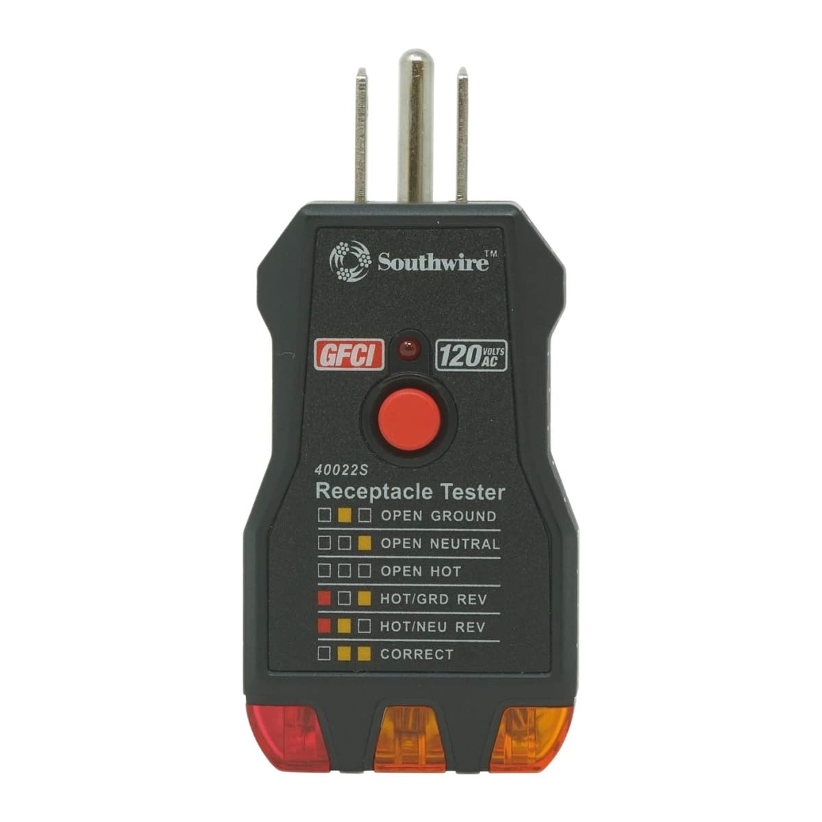 Southwire GFCI Receptacle Tester | 7 Test Functions