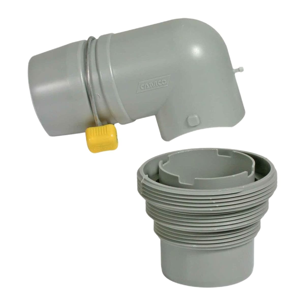 Camco Easy Slip RV Sewer Elbow & 4-in-1 Adapter | Spin-Lock
