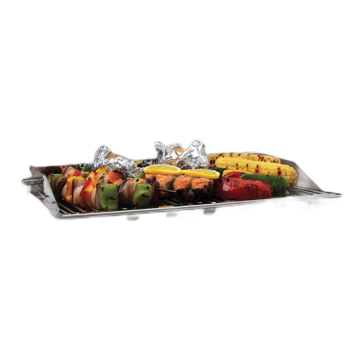 Camco Kuuma Stow N' Go 160 Charcoal Grill, Stainless Steel