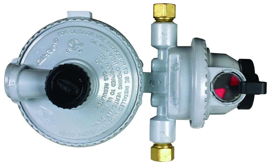 JR Products Automatic Changeover Regulator | Dual-Cylinder LP Gas
