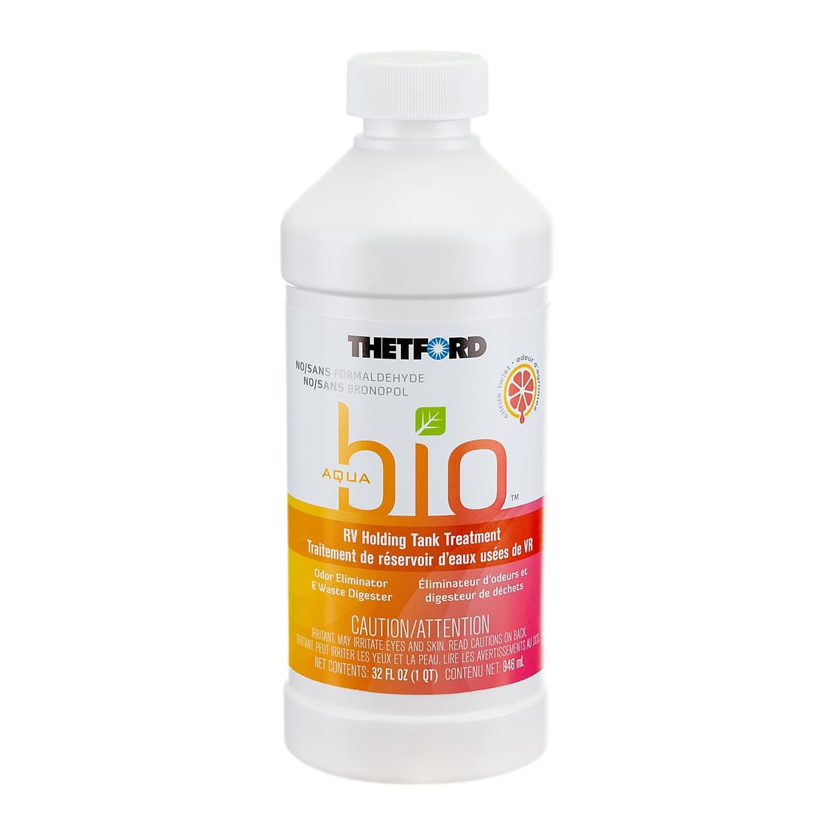 Thetford AquaBio RV Holding Tank Treatment | Citrus Twist, 32 oz