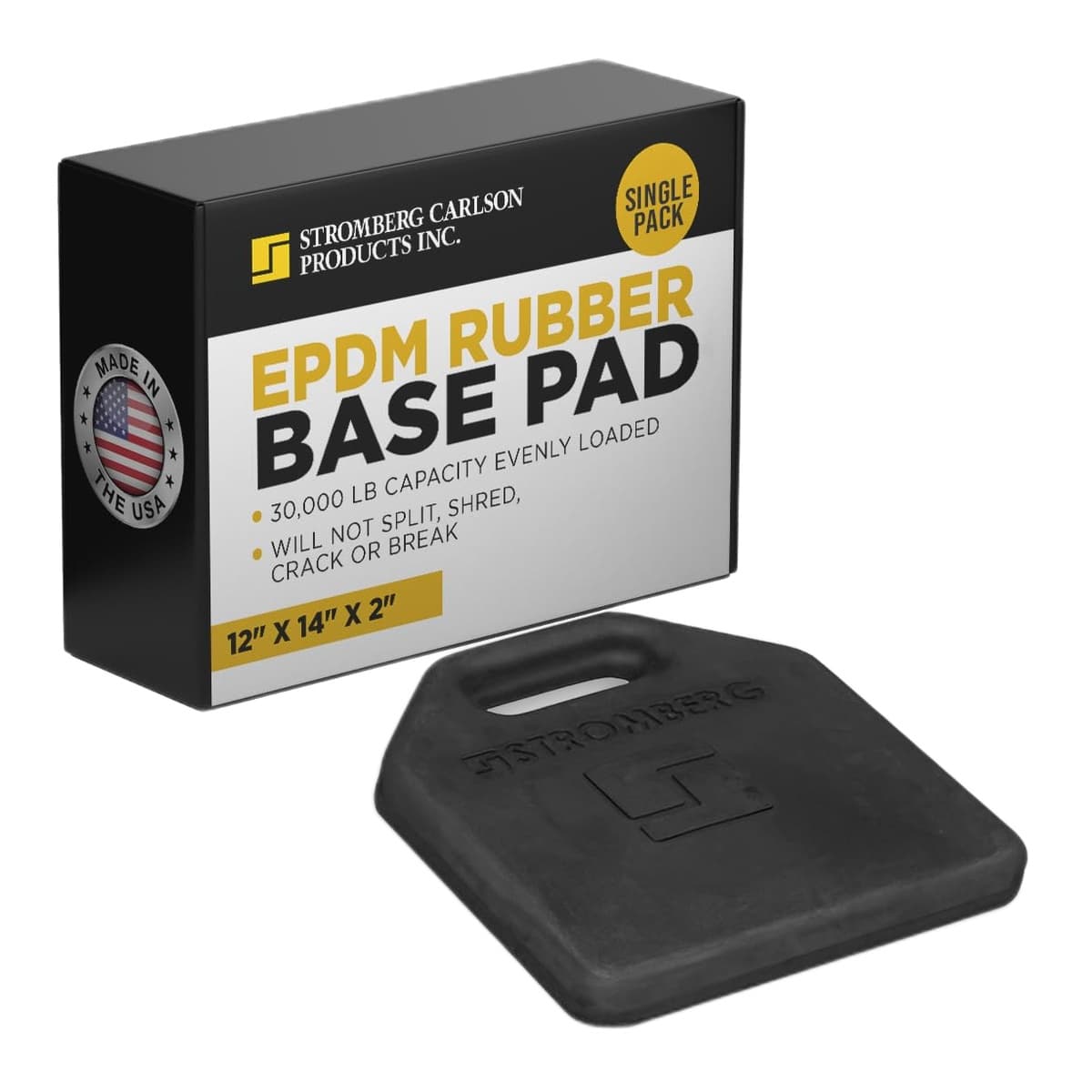 Stromberg Carlson EPDM Jack Pad | 12" x 14" x 2"